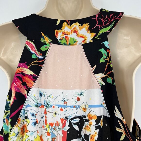 Soho Jeans NY & Co. Dress Asymmetrical Multimedia Mini Size Large - Picture 9 of 14